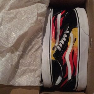 Old Skool Flame Vans